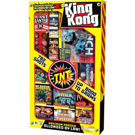 A shipment that would originally cost around ten thousand dollars now can be up to forty thousand dollars due to shipping costs and inflation due to majority of the inventory coming from countries like China. . Tnt king kong fireworks price